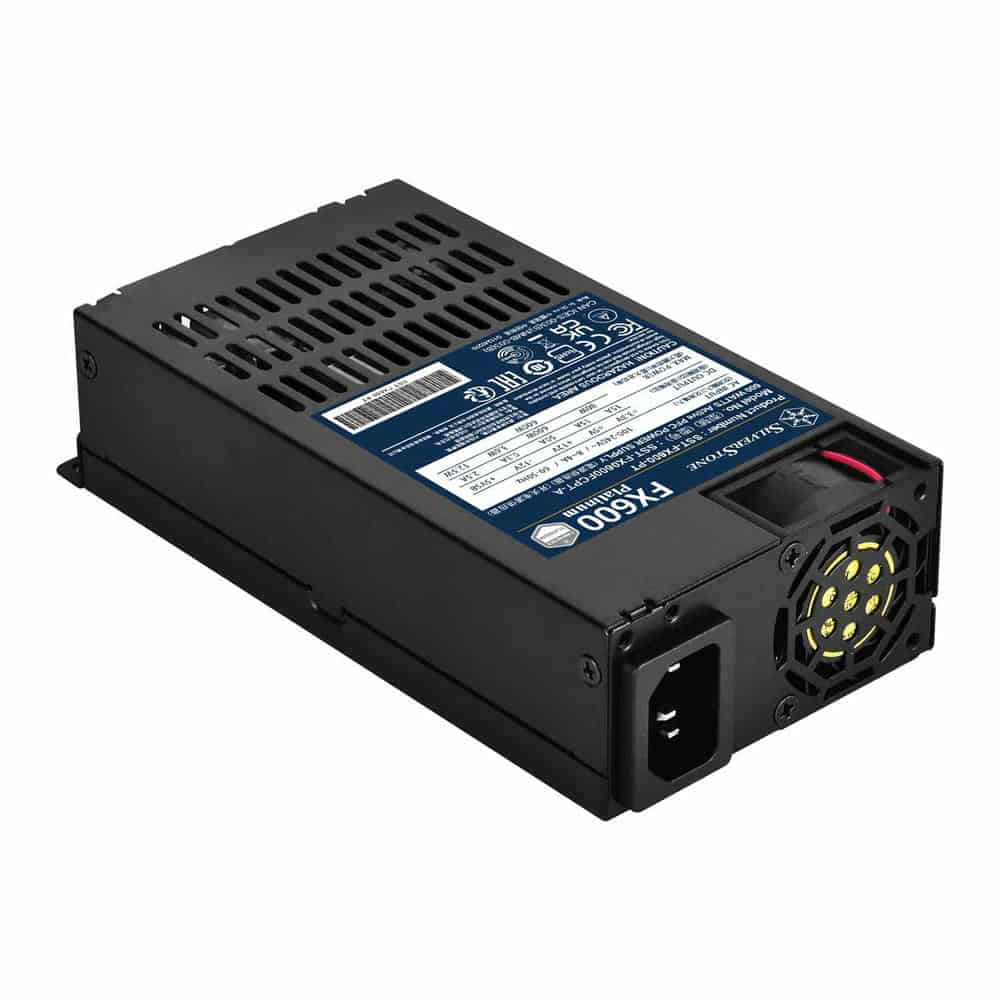 (image for) SilverStone 600 Watt Fully Wired 80+ Platinum Flex-ATX PSU/Power Supply